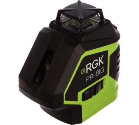 Лазерный построитель плоскостей RGK PR-81G купить по низкой цене | МАКСПРОФИТ