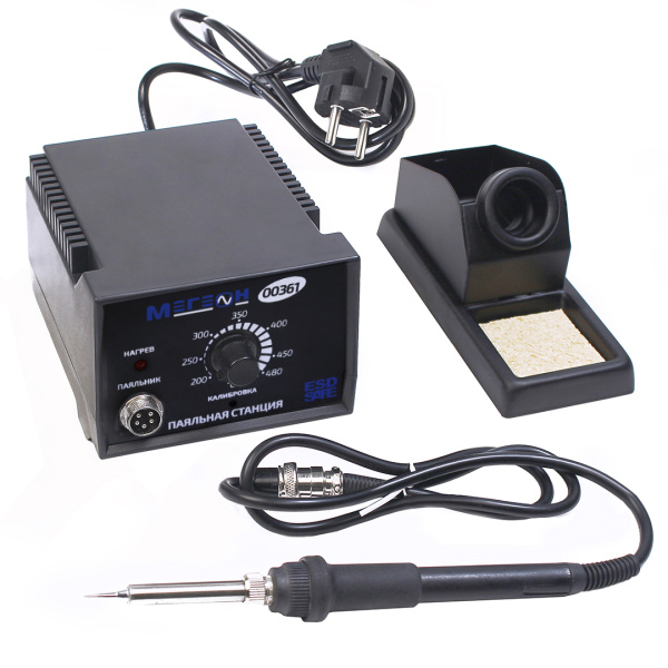 Паяльная станция МЕГЕОН 00361 купить по низкой цене | МАКСПРОФИТ