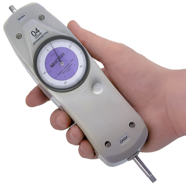 Динамометр сжатия-растяжения аналоговый МЕГЕОН 04300 купить по низкой цене | МАКСПРОФИТ