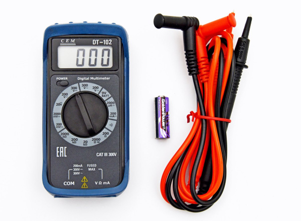 Мультиметр цифровой CEM DT-102 купить по низкой цене | МАКСПРОФИТ